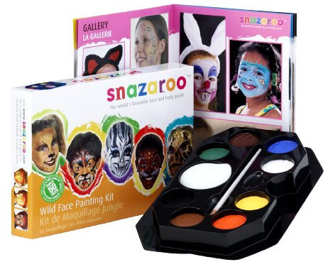 Snazaroo Face Paint Palette Kit, Wild Face