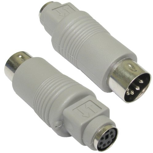6 Broches Mini DIN Femelle Femelle vers 5 Broches Mâle Clavier Fiche Adaptateur