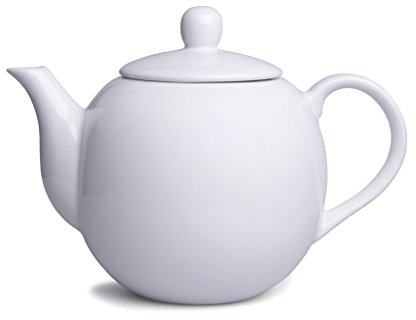Unbekannt Hermosa Tetera de Porcelana Blanca de Aprox. 1,0 L. (Z188)