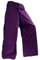 PANASIAM Fisherman Pants Unicolor, Purple, XL