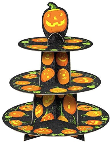 Unique Party Halloween Pumpkin Tiered Cupcake Tree Cake Stand