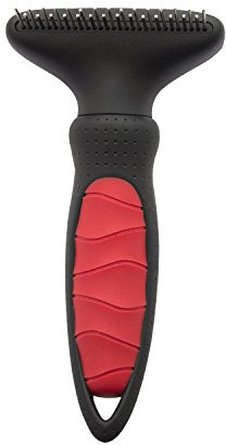 Mikki Dog, Puppy Grooming Anti Tangle Rake - Dematting Tool Removes Knots, Tangles and Matts - Small