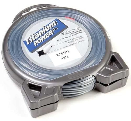 Matijardin - Fil Titanium 2,5 mm x 15 m carré bi-matière blister