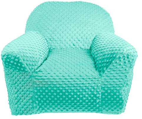 LULANDO Kindersessel Plush MINKY Babysessel Kindercouch Mini Sessel Kindermöbel für Spielzimmer und Kinderzimmer. Standard 100 von Öko Tex. Farbe: Mint