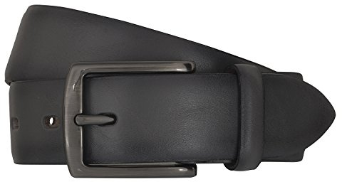 LLOYD Men's Belts Gürtel Herrengürtel Ledergürtel Grau 6838, Länge:115 cm, Farbe:Grau