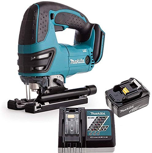 Makita DJV180Z 18V Cordless Li-ion Jigsaw Body with 1 x 3.0Ah BL1830 & DC18RC