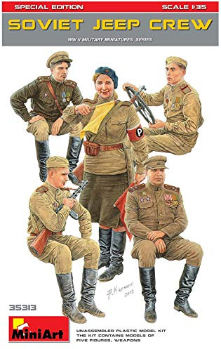 Miniart 1: 35 - Soviet Jeep Crew, Special Edition