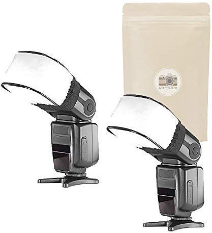X2 Diffuseur Souple Universel Flash Externe Compatible Toutes Marques Photo Compatible Nikon Compatible Canon Compatible Sony PENTAX Etc