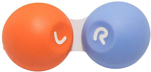 SPORTS WORLD VISION Kontaktlinsen Transportbehälter Flache Behälter Weich Mengenkauf Box Schraubverschluss R und L Gekennzeichnet | 1 Pack pro Bestellung
