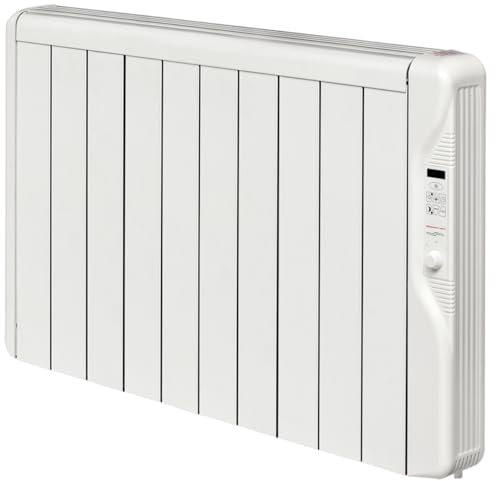 Emisor sin Fluido Térmico - Modelo Ecoseco RX10E Plus - Radiador Digital Programable de 1250 W - Selector de 3 Niveles de Temperatura - Termostato de Alta Sensibilidad - ELNUR GABARRON