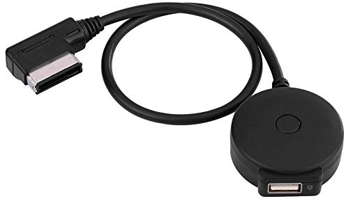 Tbest Ami Bluetooth Adapter, Media In Adapter,Auto Bluetooth O Aux Kabel,Auto Ami Mdi Bluetooth O Aux Buchse USB Adapter Kabel Schwarz,Ersatz Für A6L//S5//A1/ 2010-, Ersatz Für