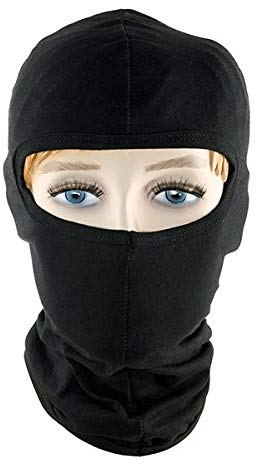 Sturmhaube Bullauge schwarz Motorrad Coolmax Polyester Spandex