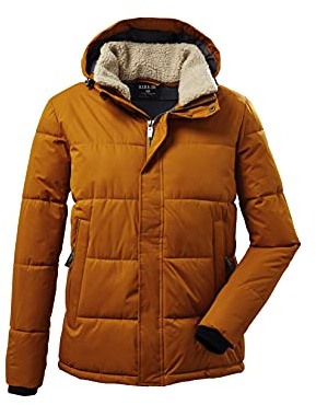 G.I.G.A. DX Herren Ventoso Mn Quilted Jckt Casual Funktionsjacke In Daunenoptik Mit Abzippbarer Kapuze, curry, L EU