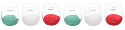 Set bicchieri Capri by Benny Setti da 6 pezzi, da 325 ml Multicolore