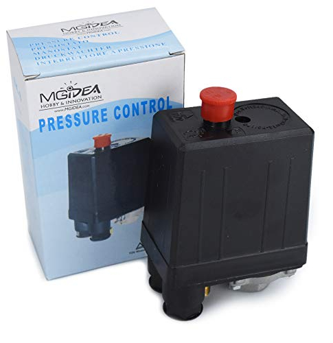 PRESSOSTATO REGOLABILE MECCANICO MONOFASE POMPA COMPRESSORE ARIA CASA MGIDEA SK-8 230V 10A 3/8 BAR IP44