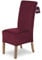 SCHEFFLER-Home Stuhlhussen 6er Set Lena Bordeaux/elastische und langlebige Hussen für Stühle/Robustes Freischwinger Hussen Set/Stuhlhussen Stretch/Stuhl Hussen waschbar
