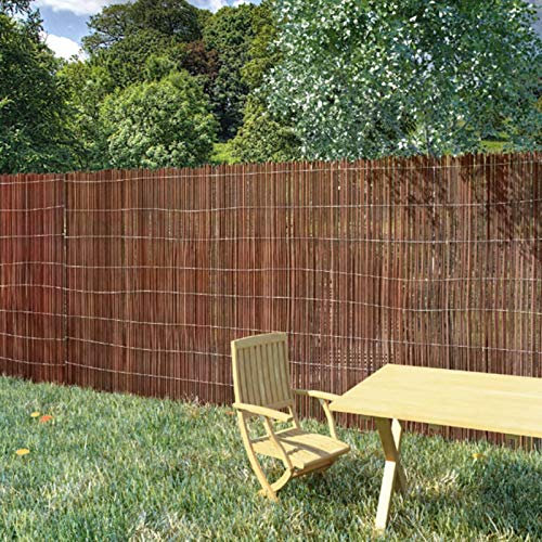 Tidyard Clôture en Saule, Brise Vue Canisse Clôtures Treillis de Saule 5x1 m