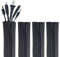 Zipper Cable Sleeve by Wrap-It Storage - 24 x 4 (4-Pack) Black - Cord Organizer and Cable Protector for Desk, Computer, TV Cord Management to Hide and Cover Wire and Extension Cables