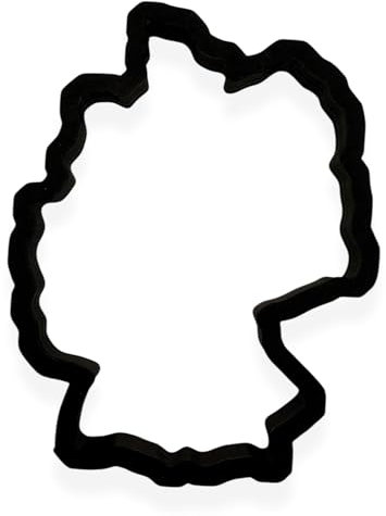 Ausstechform Deutschland mit Easy to Push Design (10,2 cm)