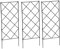 Plant Climbing Trellis Frame Garden Flower Plant Growing Support Metal Iron Trellis Wall Foldable Black 3PCS Arbours