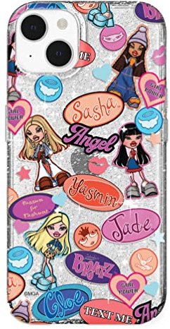VELVET CAVIAR Schutzhülle für iPhone 14 Plus, 3 m Falltest, Bratz Clear Glitter