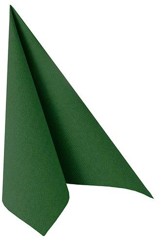 Servietten einfarbig uni 40 x 40 cm Stoffoptik bunt viele Farben Großpackung hochwertig Premium Servietten, Farbe:Dunkelgrün, Stück:250 Stück