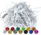 Verpackungswelt Füllmaterial 500 g | Geschreddertes Papier für Geschenkboxen & Pakete | Made in Germany | Dekoration & Schutz | Verpackungsmaterial & Zubehör zum Geschenke einpacken | Weiß