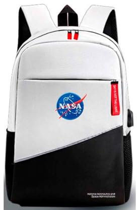 Nasa Rucksack Weiß-Schwarz Marke