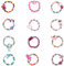 Basetousual 12stk Armband Kinder Mädchen，Schmuckset Mädchen ，Mitgebsel Kindergeburtstag Mädchen，schmuck Kinder Mitgebsel Kindergeburtstag Mädchen Geschenke