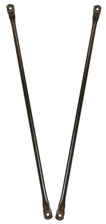 Timyrimy Ersatzstangen für Gartenschaukeln, 85 cm, Bronze-Metall, runde Stangen zum Aufhängen von Schaukelsitz an Rahmen (2 Stück/CTN)