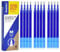 Donluhu 12x Radierbare Ersatzminen 0.7mm | 400m Schreiblänge Blau | Kompatibel mit Pilot FriXion Ball & Clicker & Eberhard Faber | Ersatzmine für Gelstift radierbar | Praktisch für Schule und Alltag