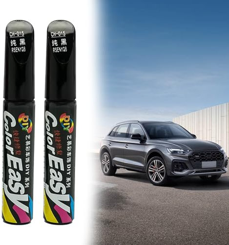 KDJXZ Car Touch Up Paint Pen 2PCS - Black Car Scratch Repair Pen