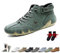 Stivali alti italiani fatti a mano da uomo Scarpe minimaliste da esterno Beck Scarpe casual traspiranti antiscivolo a piedi nudi per passeggiate Escursionismo Guida stivali Chukka(verde,45 EU)