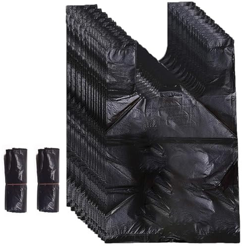 Kleine schwarze Müllsäcke, schwarze kleine Müllsäcke, Entsorgungsbeutel für Sanitärprodukte, Kondom und Tampon im Damenzimmer/Büro/Badezimmer (200)