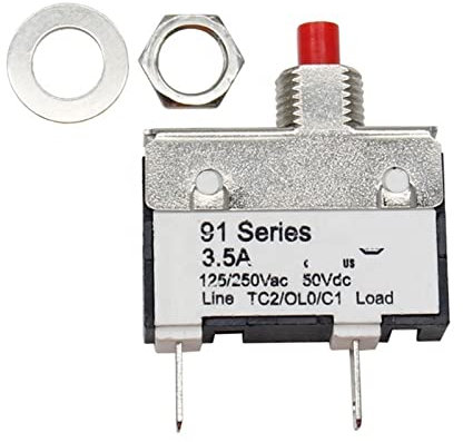 Disjoncteur thermique de moteur de 3,5 ampères série 91 1 pièces(10A)