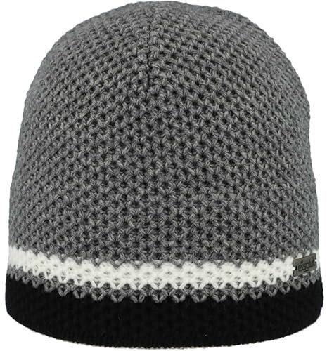 Eisglut Strickmütze Frosto Made in Germany, grau Mel.