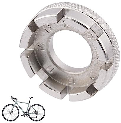JOYIAL Fahrrad Speichenschlüssel, Radspeichen Speichen Nachziehen Fahrradspeichenwerkzeug, Geschmiedeter Stahl Nippelspanner für Speichengröße Fahrradreparatur(Basisversion)