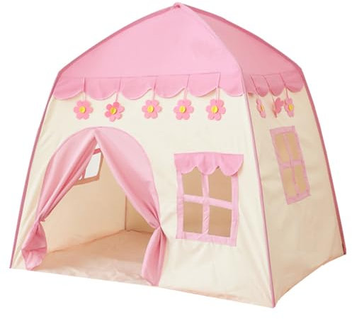 Kinderspiele Zelt für Mädchen & Jungen - Innen-/Outdoor -Spielhauszelt Toddler &, F. Kinderspielhaus mit Einfachem Setup & Leuchtenden Farben, für Fantasievolle Spiele! (#1)