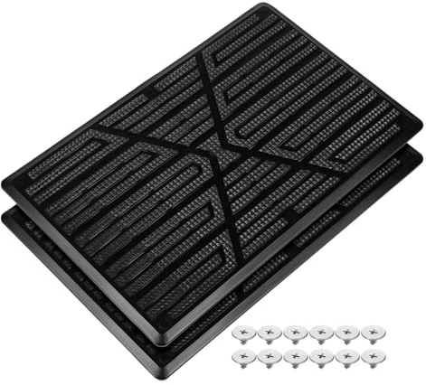 OUNONA Auto-Fußmatten-Reparaturflicken Gummi Auto Fußmatten Schutz rutschfeste Fußpedalauflage Für Autoteppich Für Vorder- Und Rücksitze 2 Stück 9.06 X 5.91 X 0.31 in
