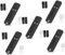 SHINEOFI 5pcs Doorbell Back Panel Installation Cover Doorbell Back Plate Blink Doorbell Backplate Replacement Buttons Round Door Blink Doorbell Accessories Camera Mounting for Black Plastic