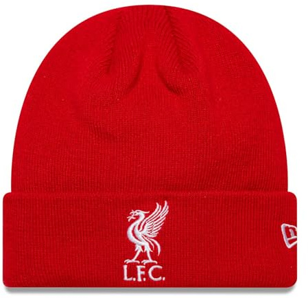 New Era Adult's Knit Core Liverpool Football Club Beanie Knit Hat Red