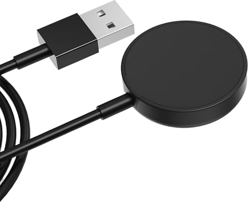 Wireless Charger cable for Samsung Galaxy Watch Charger, for Galaxy Watch 8/8 Classic/Ultra/7/6/6 Classic/5/5 Pro/4/3/Active 2/Active/FE USB A Magnetic Fast Charging Accessories, for Travel, Home,1.2M