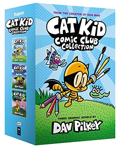 Cat Kid Comic Club: The Trio Collection: From the Creator of Dog Man (Cat Kid Comic Club #1-3 Boxed Set)