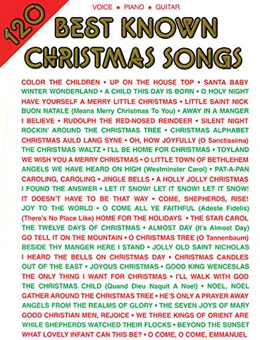 120 Best Known Christmas Songs