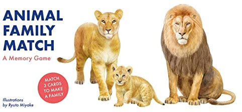 Laurence King Animal Family Match: A Matching Memory Game