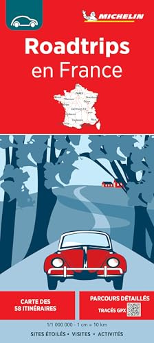 Carte Nationale Roadtrips en France: 1/1 000 000: 769