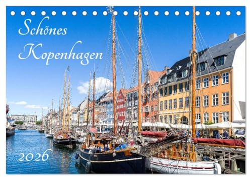 Schönes Kopenhagen (Tischkalender 2026 DIN A5 quer), CALVENDO Monatskalender (CALVENDO Orte)