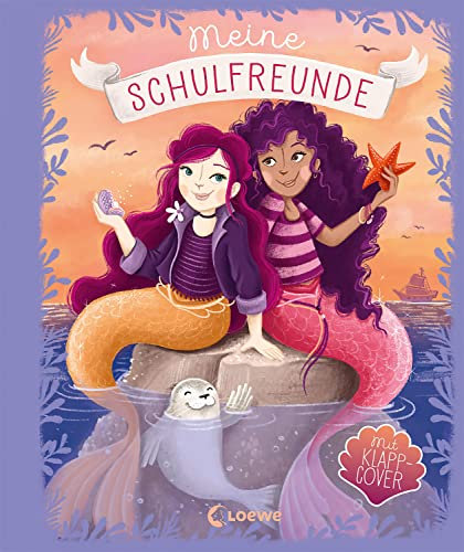 Meine Schulfreunde (Meermädchen): Freundebuch für die Grundschule - Geschenk zum Schulstart und für die Schultüte (Eintragbücher)