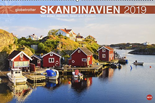 Skandinavien Globetrotter - Kalender 2019: Von stillen Wäldern, Seen und Fjorden