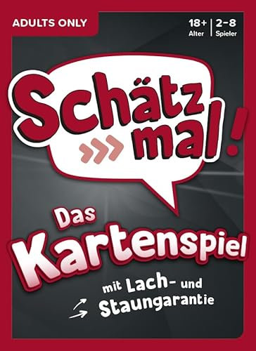 Schätz mal! Das Kartenspiel - Adults Only: Das Kartenspiel mit Lach- und Staungarantie I Ab 18 Jahre I 2-8 Spieler, White